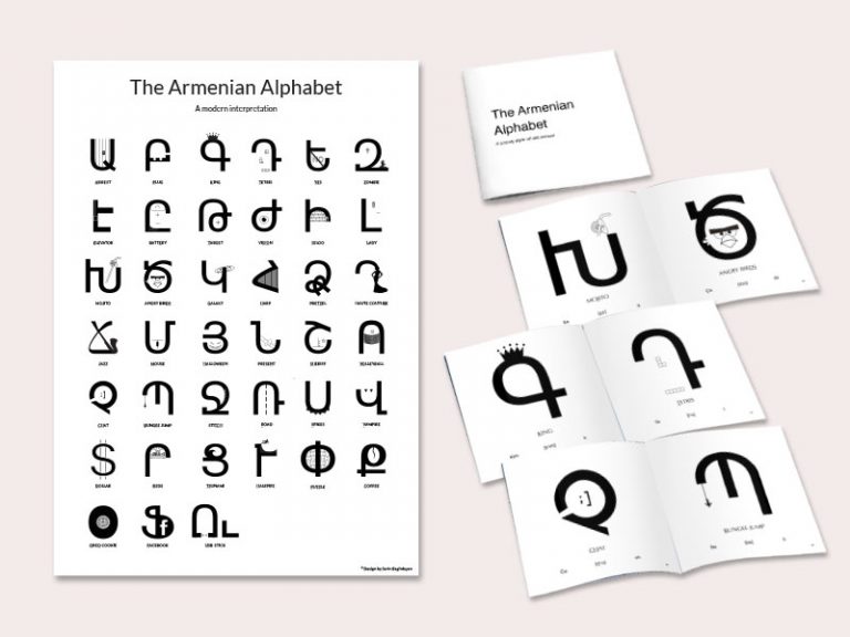 Armenian Alphabet - A new way of old school